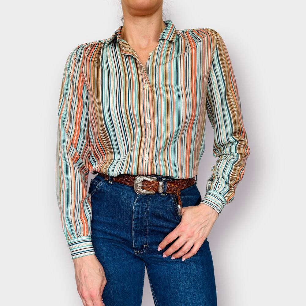 70s Levi's striped Button Down Size M